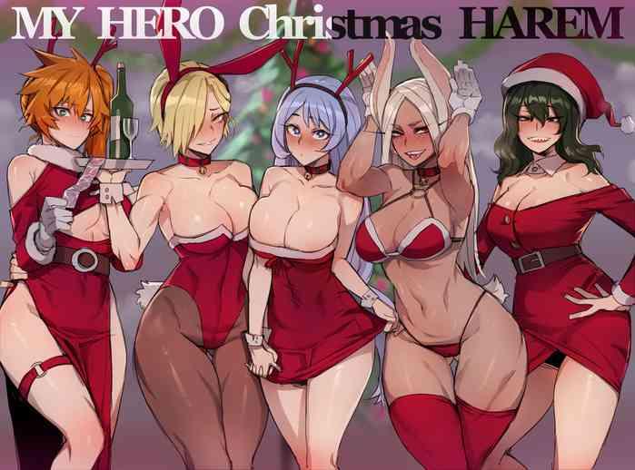 Groping MY HERO Christmas HAREM- My hero academia | boku no hero academia hentai Vibrator