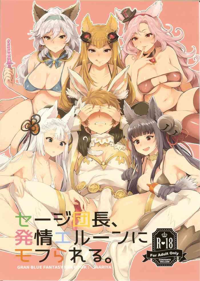 Hairy Sexy Sage Danchou, Hatsujou Elune ni Mofurareru.- Granblue fantasy hentai Affair