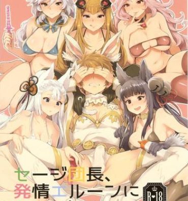 Pussyfucking Sage Danchou, Hatsujou Elune ni Mofurareru.- Granblue fantasy hentai Homosexual