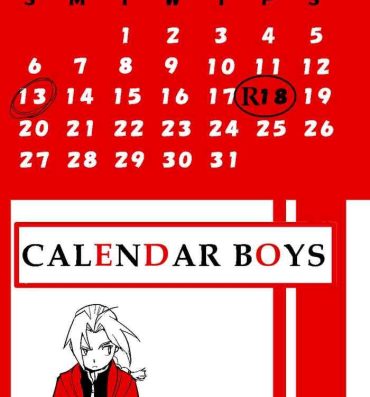 Rough Fuck Calendar Boys- Fullmetal alchemist | hagane no renkinjutsushi hentai Cei